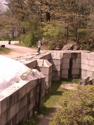 Tim at Fort McClary (05-11-2012 13:58)