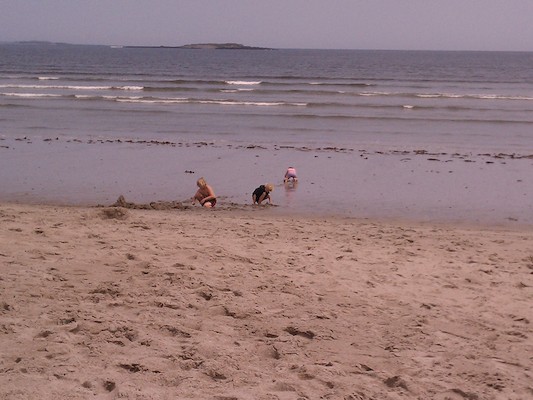 Tim and Cole at Ferry beach (05-13-2012 11:56)