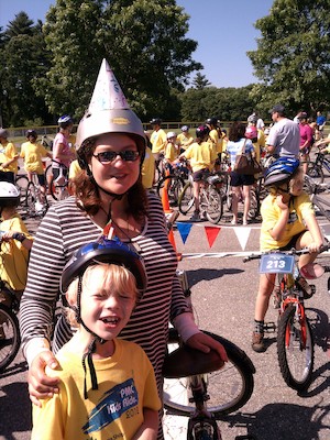 Cole, Xine and Tim at the PMC ride (06-16-2012 09:46)