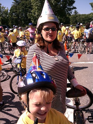 Cole and Xine at the PMC ride (06-16-2012 09:46)