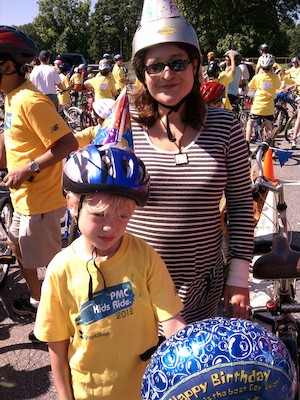 Cole and Xine at the PMC ride (06-16-2012 09:48)