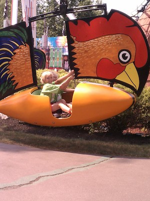 Cole and Tim on the Canobie Rooster ride (07-15-2012 11:10)