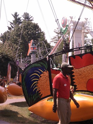 Cole and Tim on the Canobie Rooster ride (07-15-2012 11:10)