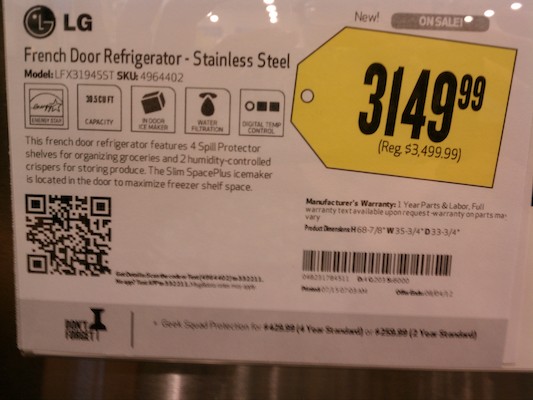 LG French Door Refrigerator (07-21-2012 15:15)