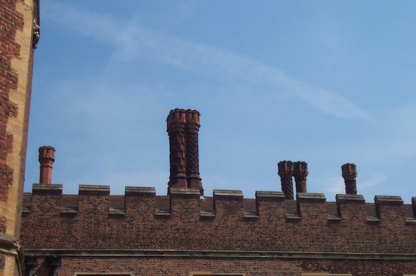 Hampton Court chimney detail