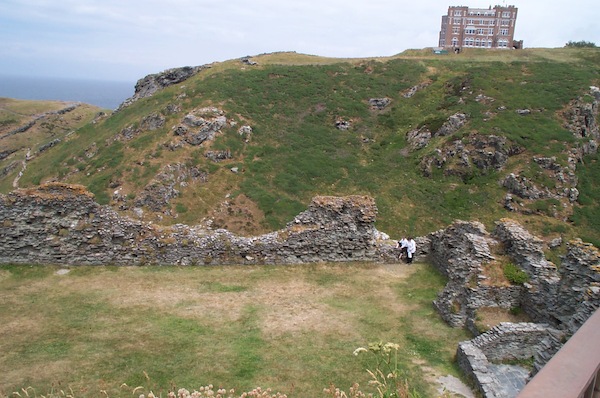 Tintagel view of lower keep 1