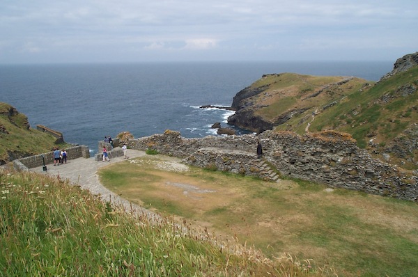 Tintagel view of lower keep 2