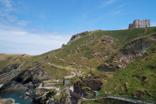 Tintagel view across cove