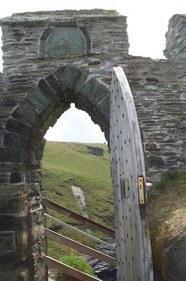 Tintagel view from island gate