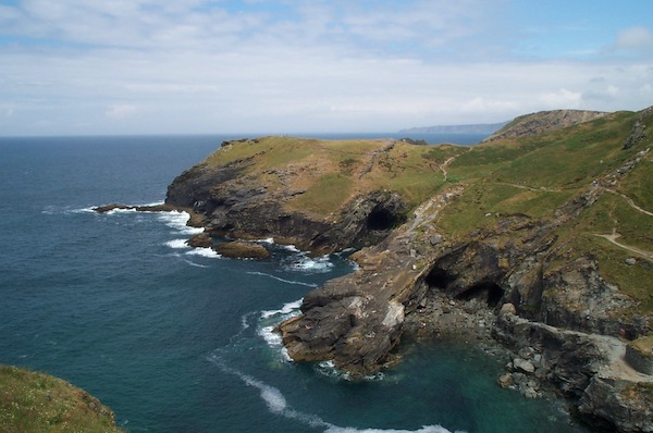 Tintagel island view across cove 3
