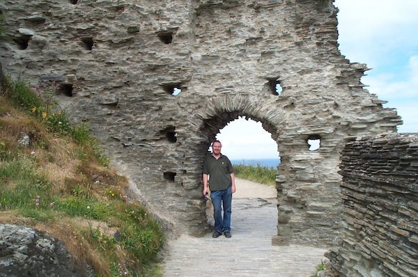 Ben in Tintagel wall