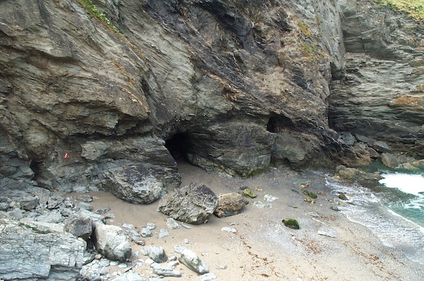Tintagel cove closeup