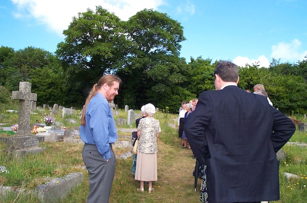 Ben, Eileen Murphy & her sister, Telfer's wife, ?, ?, Kathy, ?, Dad, ?, Keith, ?