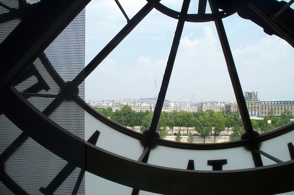 Mus&eacute;e d'Orsay view through clock 1