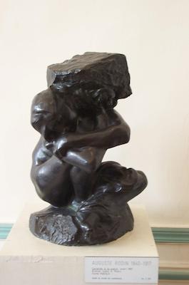 Rodin's Caryatid holding her stone 1