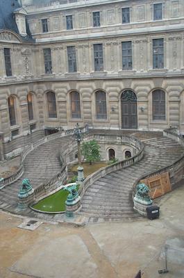 Louvre courtyard