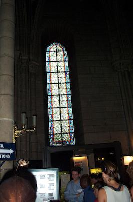 N&ocirc;tre Dame Window 1