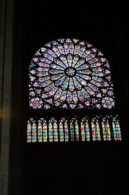 N&ocirc;tre Dame Rose Window 1