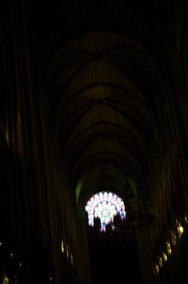 N&ocirc;tre Dame Rose Window 4 (blurry)