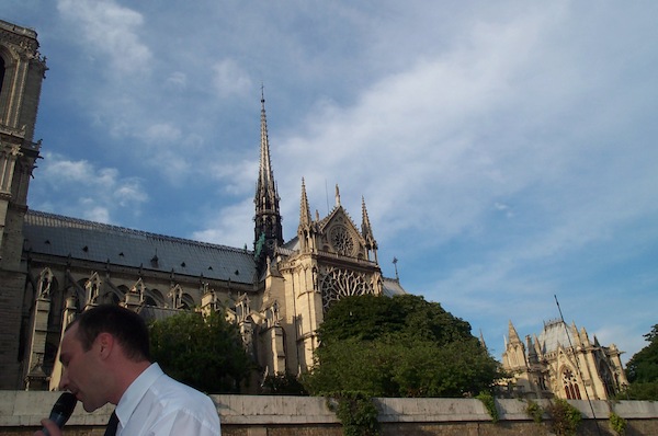 N&ocirc;tre Dame from the Seine 1