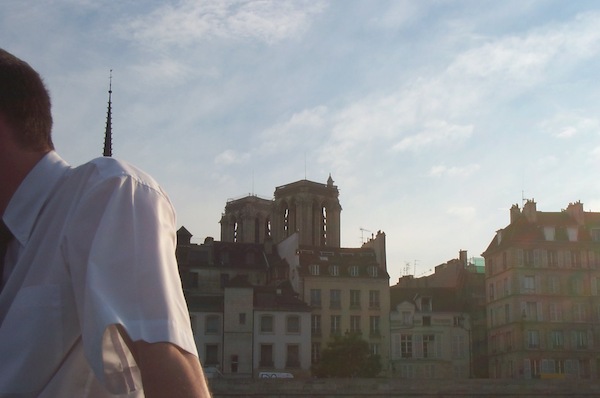 City silhouette from the Seine 2