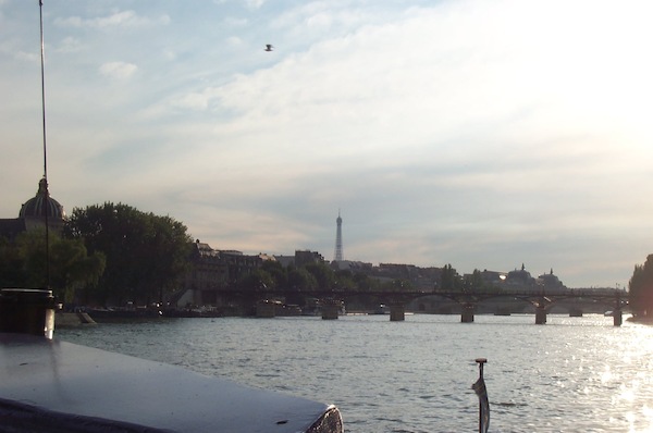 City silhouette from the Seine 3
