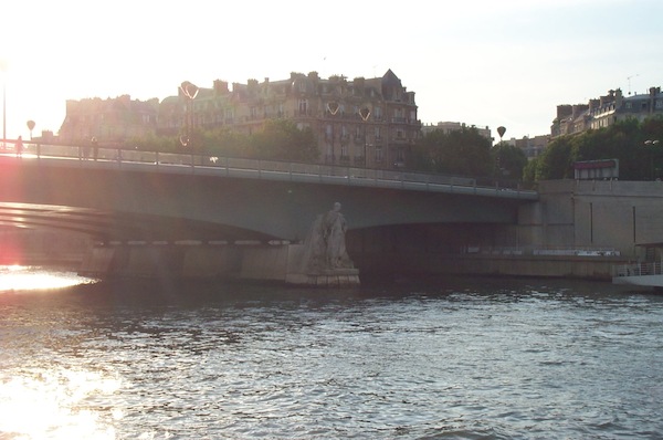 Water level dude statue