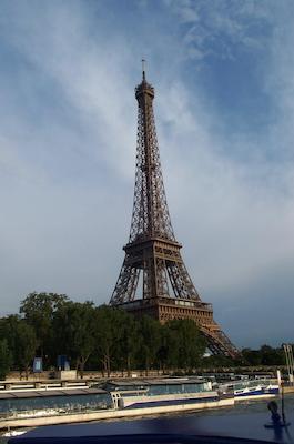 Eiffel tower from the Seine 3