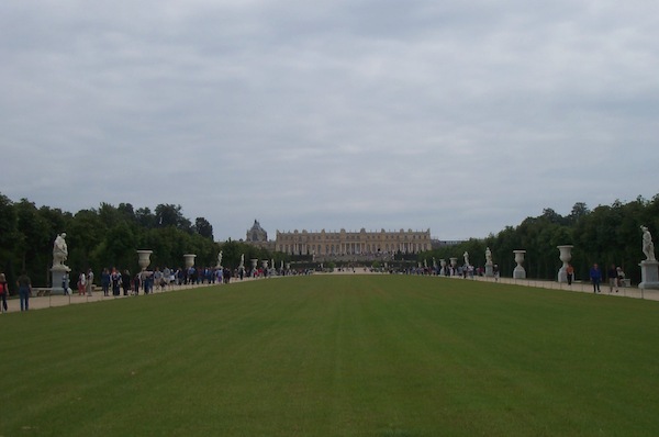Versailles palace from the gardens 1