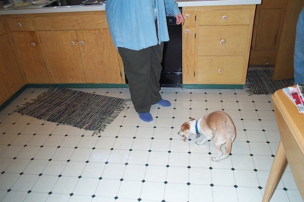 Emily eating Michigan