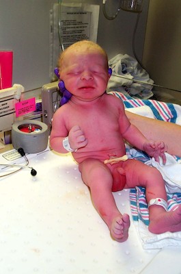 Tim on the warming tray (3-1-03 6:16AM)