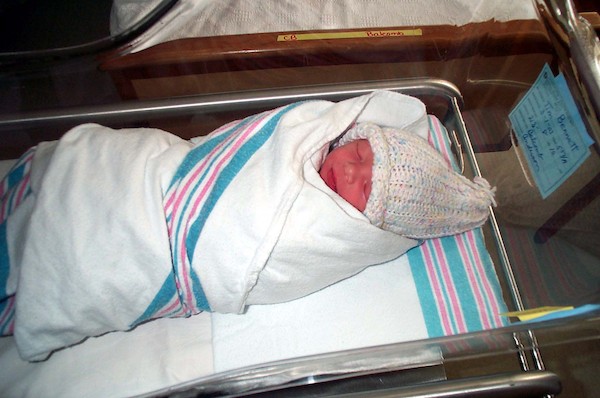 Bathed and with a stylish hat (3-1-03)