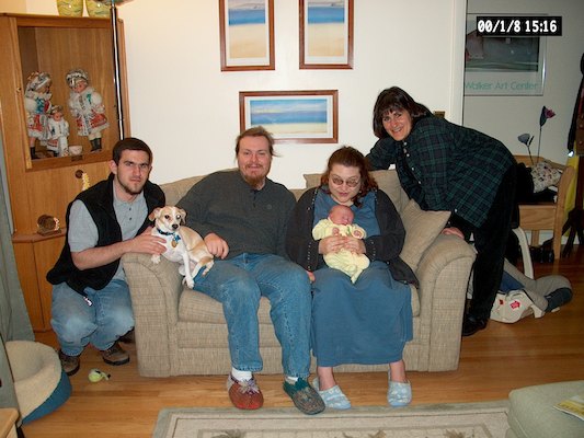 Aleksei, Emily, Ben, Christine, Tim and Donna (3-8-03)