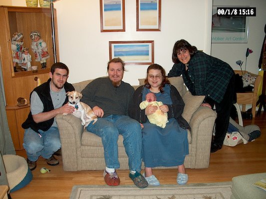 Aleksei, Emily, Ben, Christine, Tim and Donna (3-8-03)