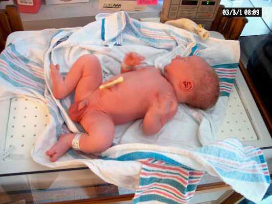 Nekkid Tim on the warming tray (3-1-03)