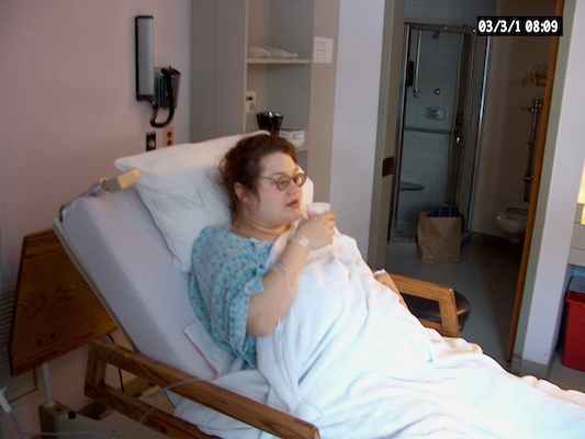 Christine recovering (3-1-03)