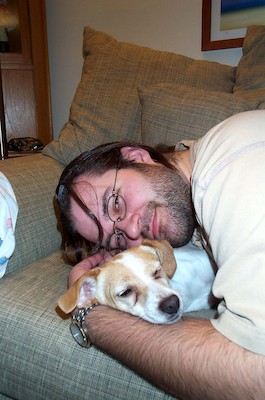 Emily pillow and Juj (3-27-03 7:30PM)