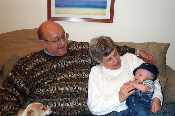 Grandarents and babies (5-25-03 2:43PM)