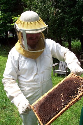 Ben and bees (7-19-2003 12:38PM)