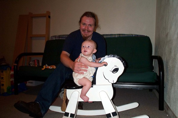 Tim on Rocking Horse (8-4-2003 4:52PM)