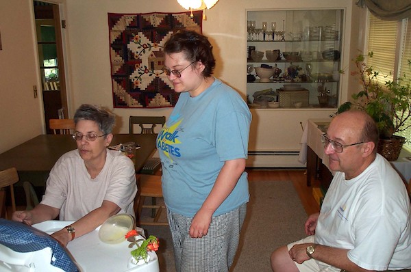 Watching Tim eat (8-21-2003 11:19AM)