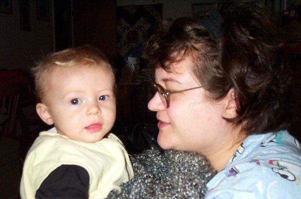 Tim and Mum (11-28-2003 20:23)