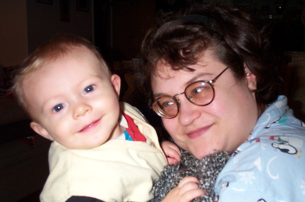 Tim and Mum (11-28-2003 20:23)