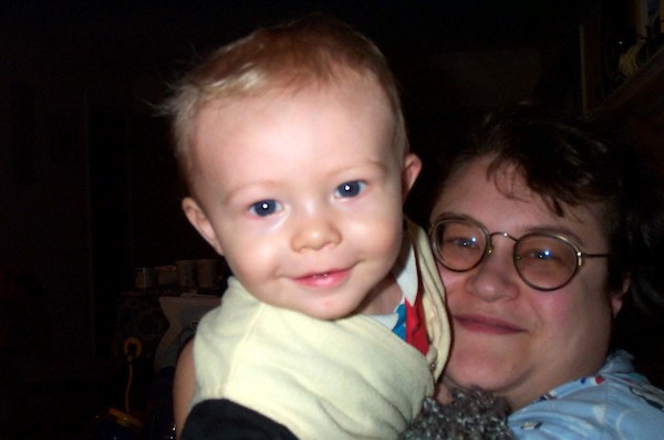 Tim and Mum (11-28-2003 20:23)