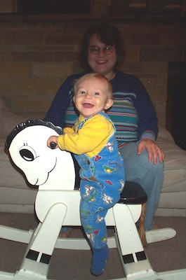 Tim on Rocking Horse (12-03-2003 19:53)