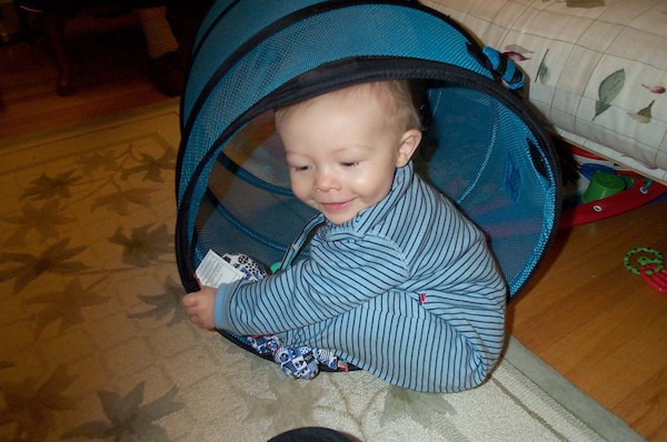 Tim in the hamper (12-25-2003 17:39)
