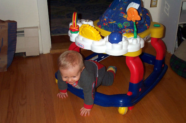 Crawling with the walker (1-11-2004 19:24)