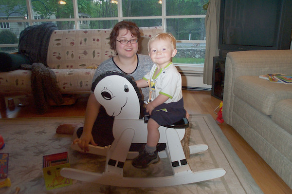 Tim on Rocking Horse