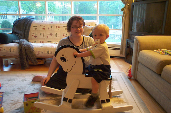 Tim on Rocking Horse