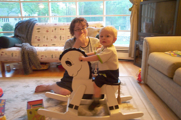Tim on Rocking Horse